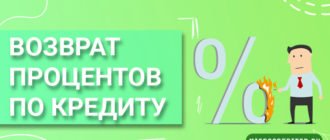 Возврат процентов по кредиту - как получить